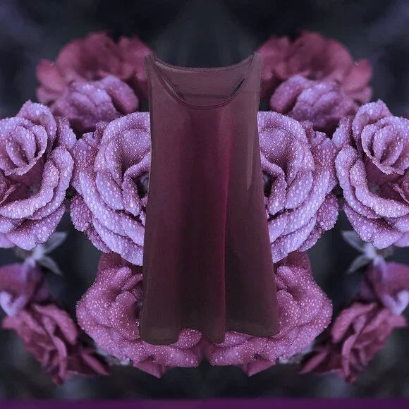 SEE VIDEO Cute Lululemon Tank in Burgundy Maroon Purple - Picture 6 of 9